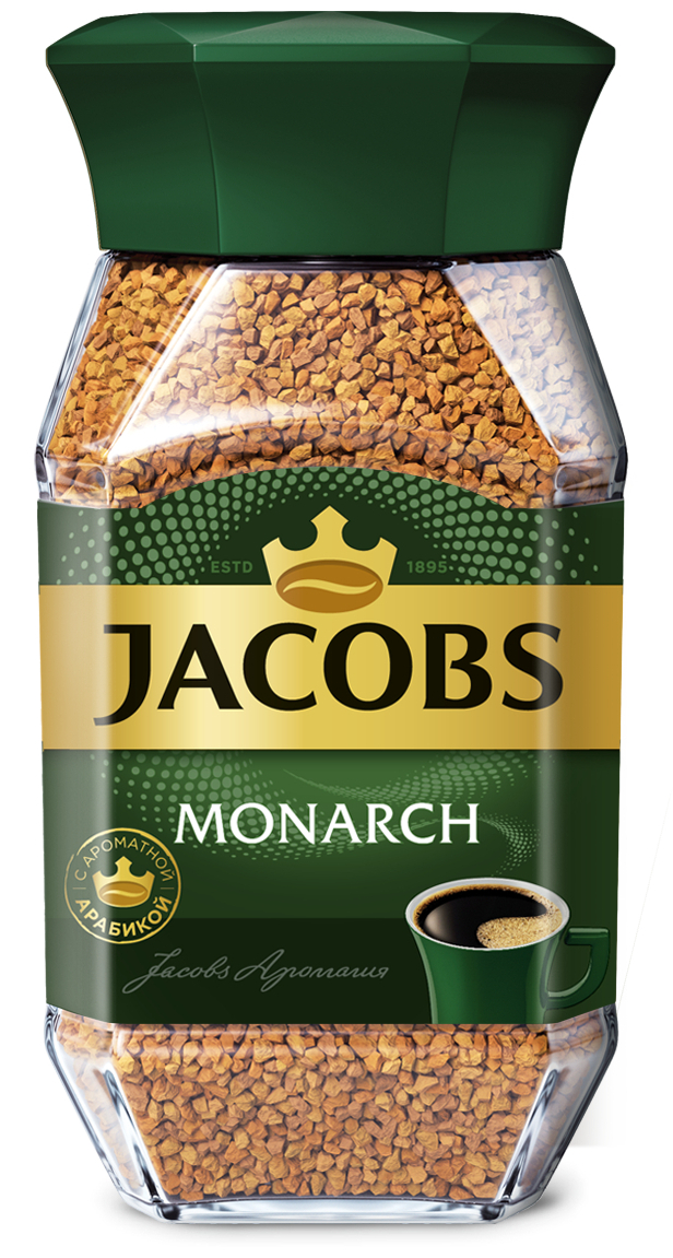 Купить кофе растворимый Jacobs Monarch сублимированный 190 г цены на