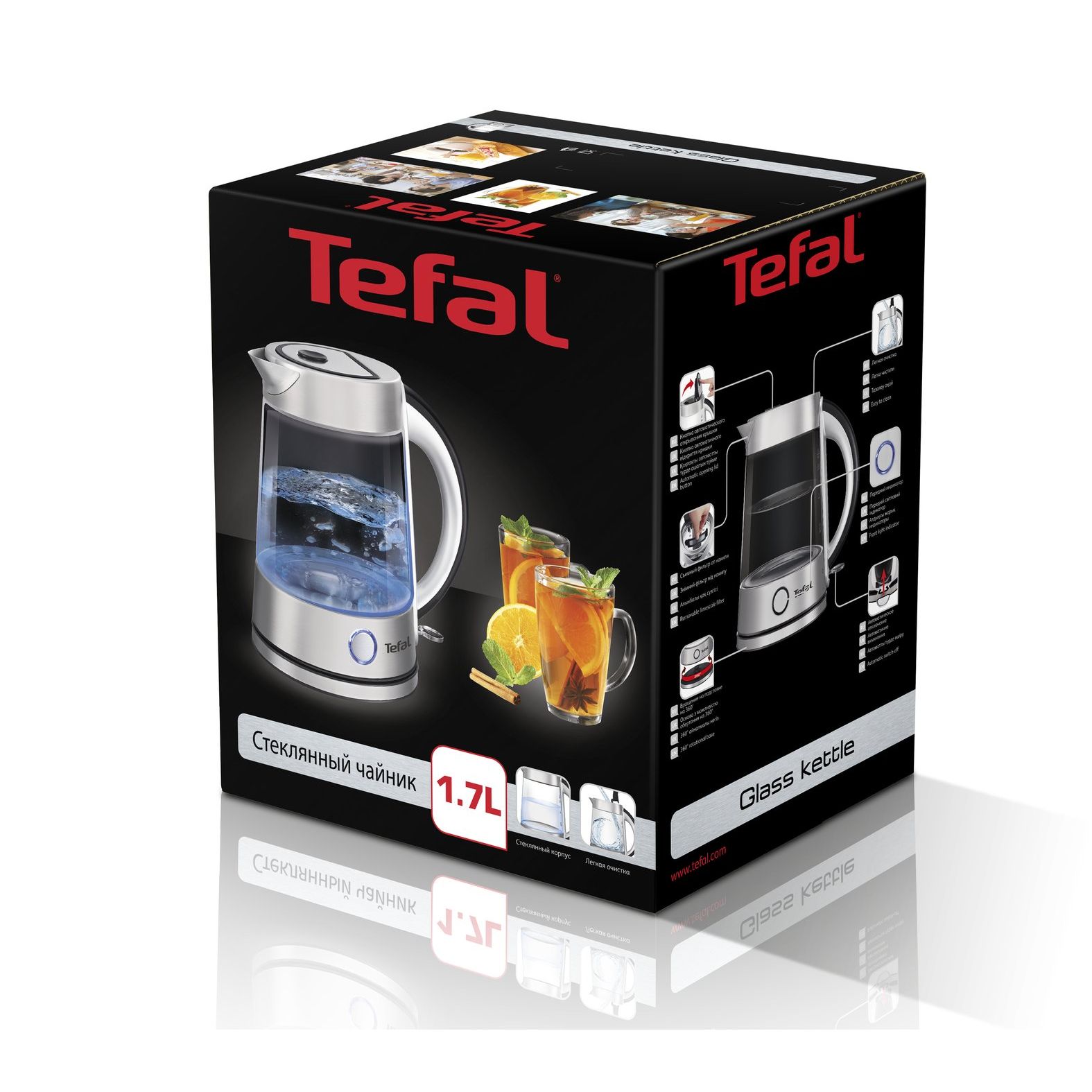 Tefal Glass Kettle Ki D