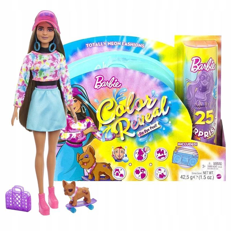 Barbie Mattel Color Reveal Neon Tie Dye