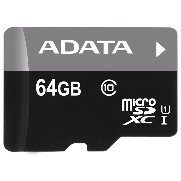 Карта памяти ADATA Micro SDXC Premier AUSDX64GUICL10 RA1 64GB купить в