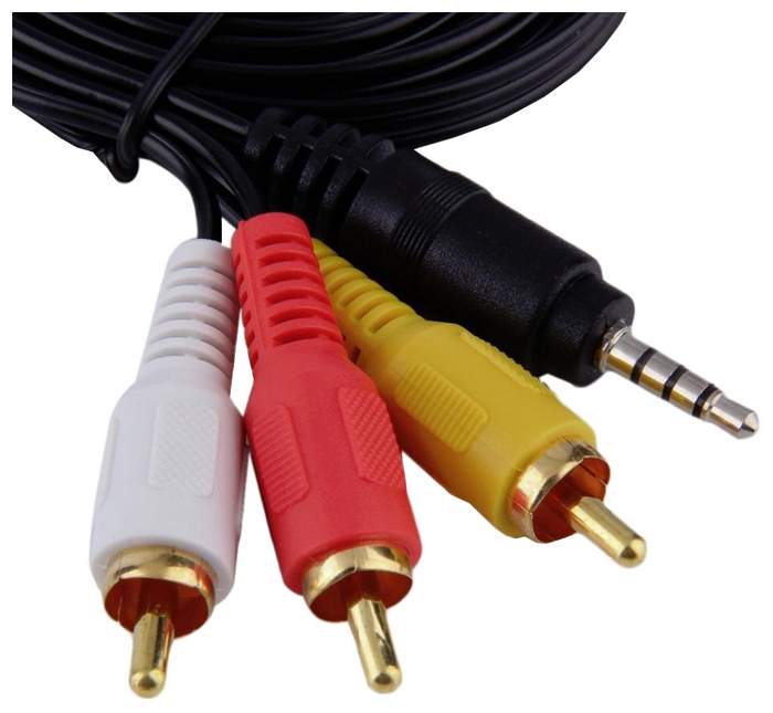 Кабель Geplink 3 5 mini Jack M 3RCA M 1m АТ1006 купить в Pleer ru