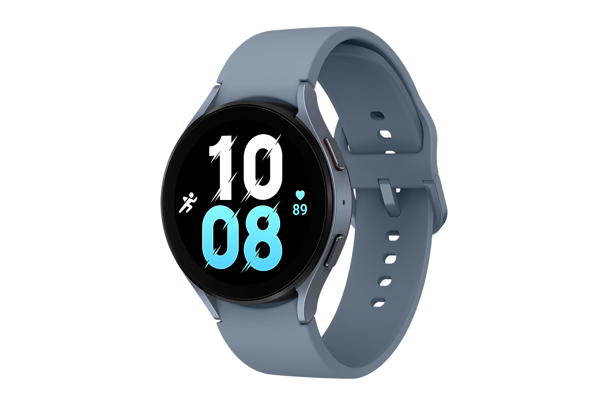 Смарт часы Samsung Galaxy Watch5 44mm дымчато синие купить в Москве