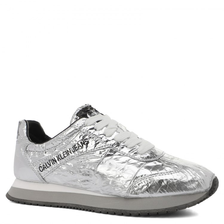 фото Кроссовки женские calvin klein jeans jill_1 серебряные 40 eu