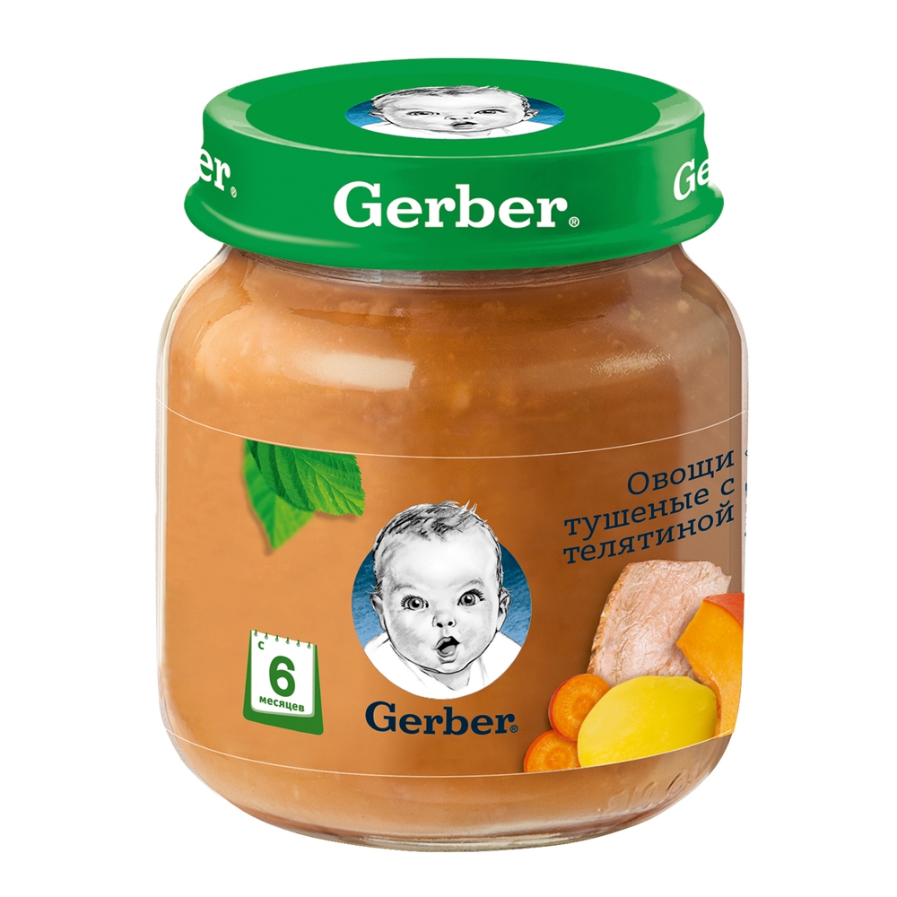 Пюре мясное Gerber Овощи тушеные с телятиной с 6 мес. 130 г, Овощи тушеные с телятиной2
Пюре мясное Gerber Овощи тушеные с телятиной с 6 мес. 130 г, Овощи тушеные с телятиной2