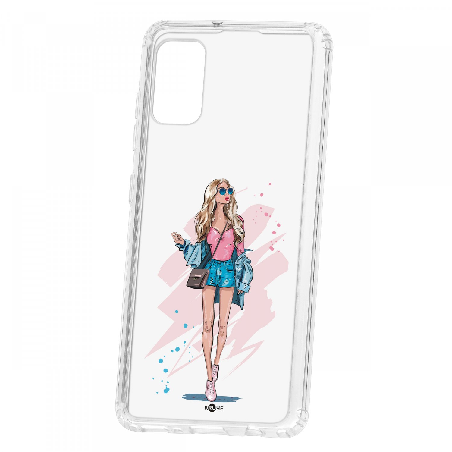 Чехол для Samsung Galaxy A41 2019 КRUЧЕ Print Fashion Girl, Прозрачный;синий;розовый, Print
Чехол для Samsung Galaxy A41 2019 КRUЧЕ Print Fashion Girl, Прозрачный;синий;розовый, Print