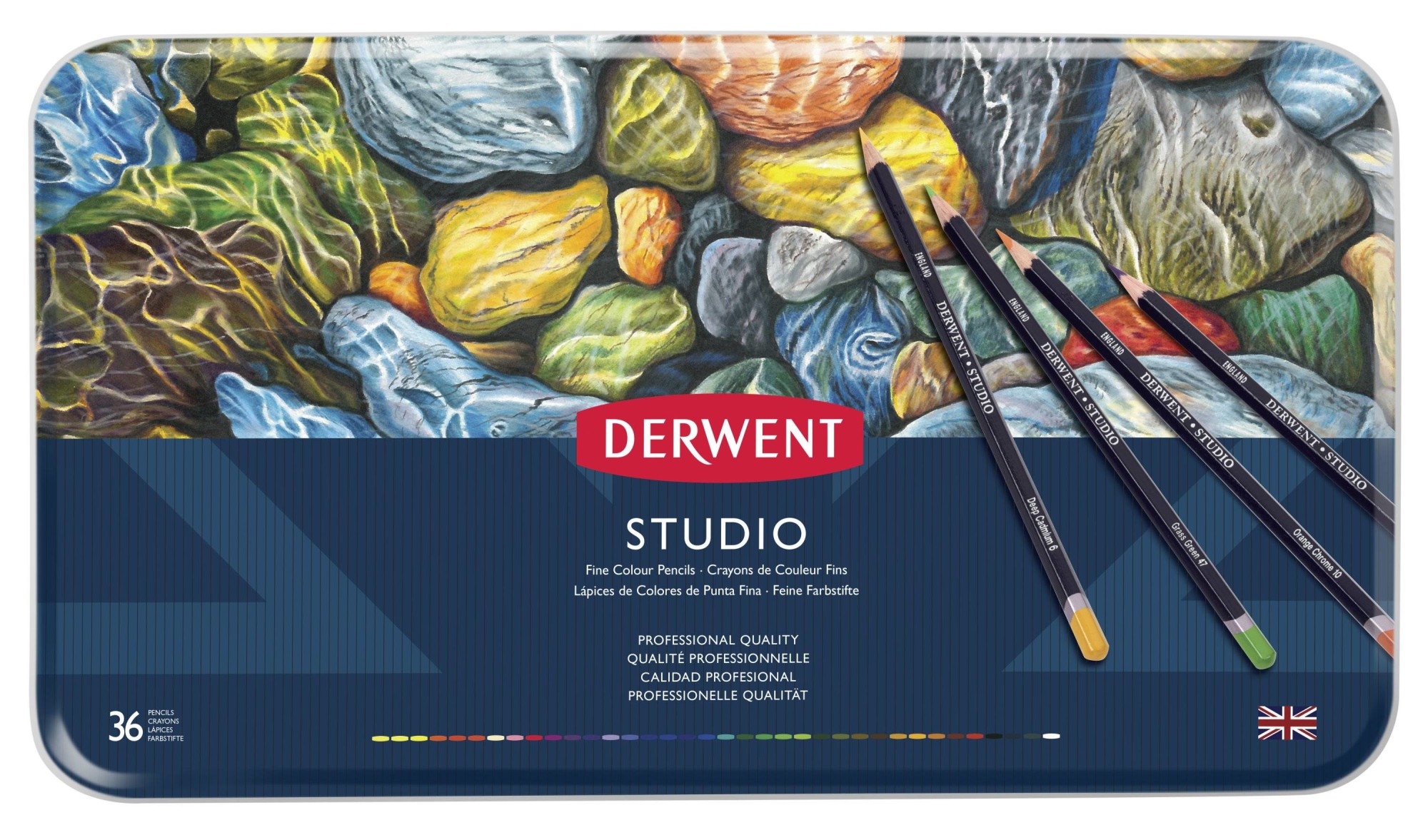 фото Набор цветных карандашей "studio", 36 цветов derwent