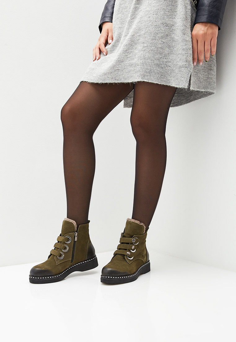 фото Ботинки женские pierre cardin tr-mn-108-1370a зеленые 39 ru