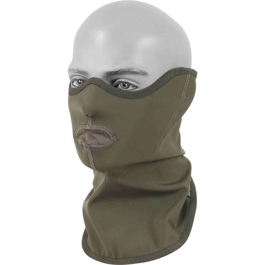 фото Ветрозащитная маска сплав softshell, олива, one size