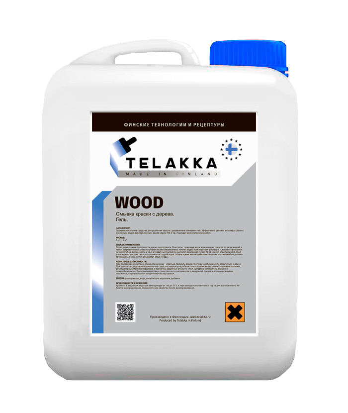 фото Смывка для краски с дерева telakka wood 5 кг