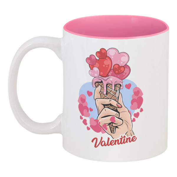 Кружка Printio цветная внутри Valentine's day
Кружка Printio цветная внутри Valentine's day