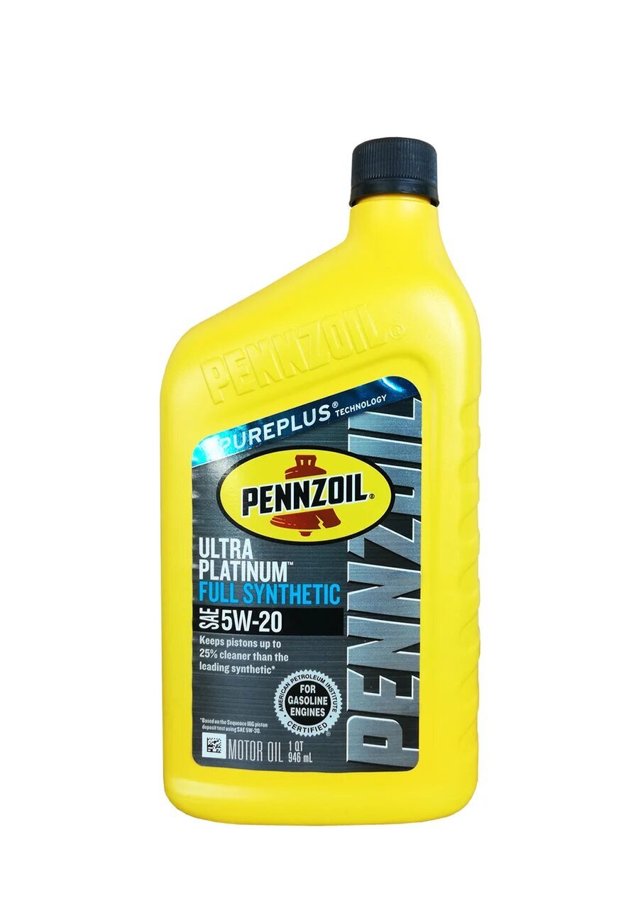 фото Моторное масло pennzoil ultra platinum full synthetic motor oil sae 5w-20 (pure plus techn