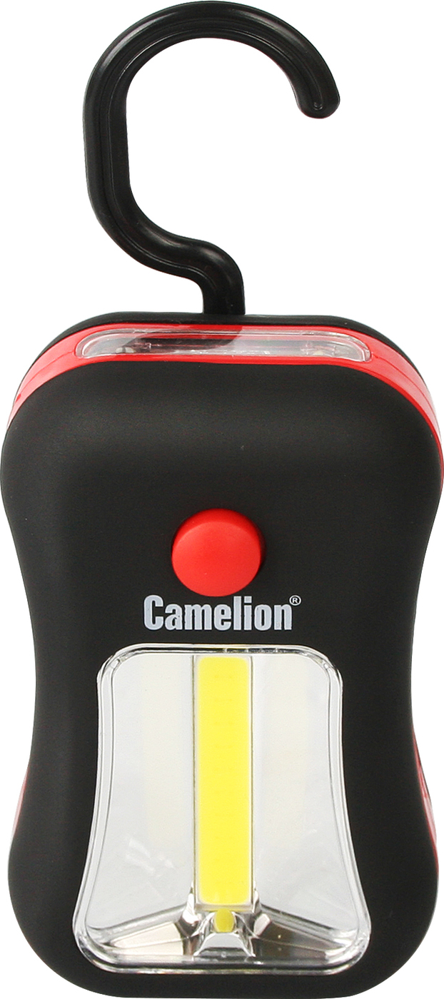 фото Фонарь автомобильный camelion led51520 cob 3w (120lm) + 4 led, 2 режима, питание 3xr03