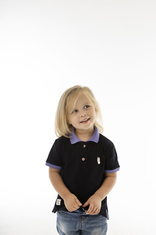 фото Детское поло chuckle aw20 blue 110