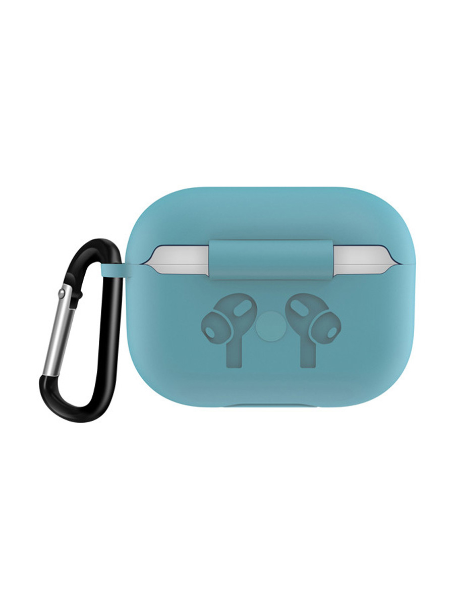 фото Чехол zibelino silicon case для airpods pro blue