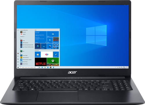 фото Ноутбук acer a315-56-33bn black (nx.hs5er.01e)
