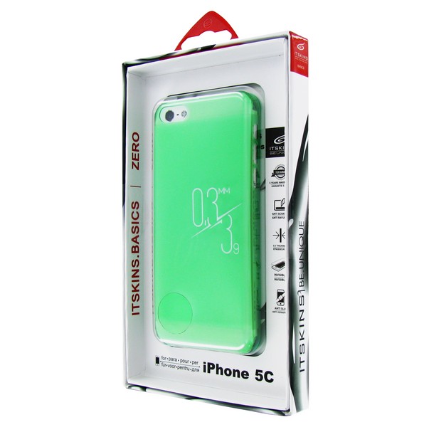 фото Чехол itskins zero.3 для iphone 5c green