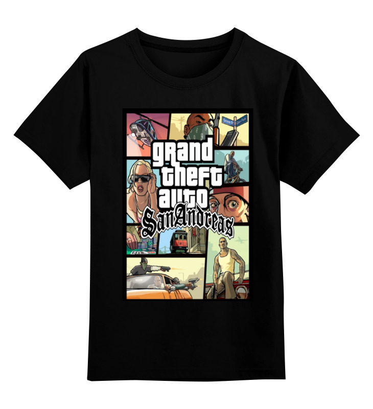 Детская футболка классическая унисекс Printio Grand theft auto san andreas, Разноцветный, 0000000730632
Детская футболка классическая унисекс Printio Grand theft auto san andreas, Разноцветный, 0000000730632