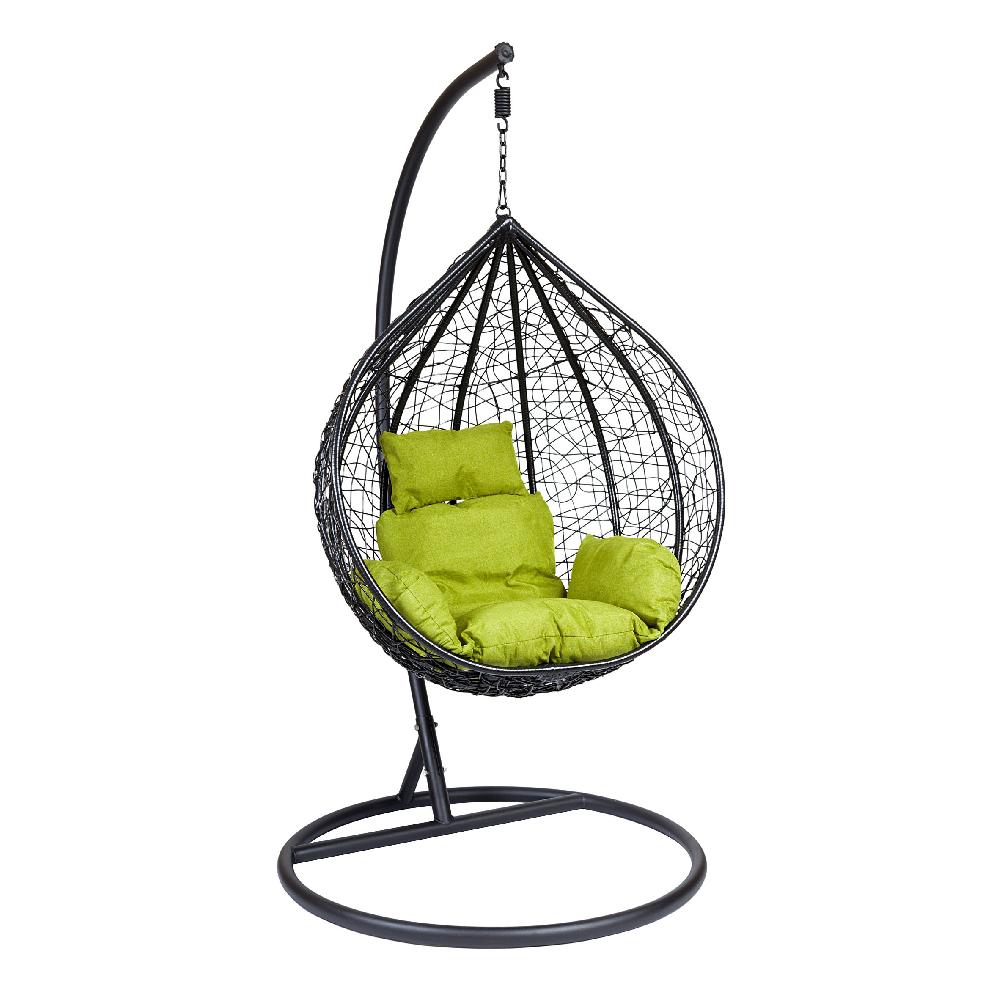 фото Подвесное кресло экодизайн z-03 (b) (black/green)