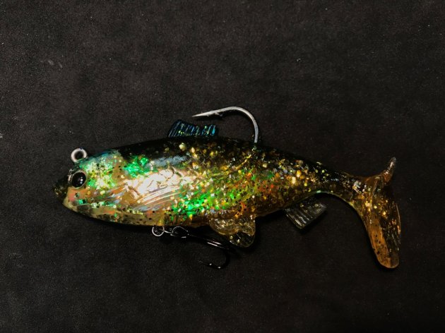 Силиконовая приманка Mikado Crystal Fish WX5563 100 мм, 064, 2 шт., Зеленый;золотистый, Crystal Fish WX5563
Силиконовая приманка Mikado Crystal Fish WX5563 100 мм, 064, 2 шт., Зеленый;золотистый, Crystal Fish WX5563