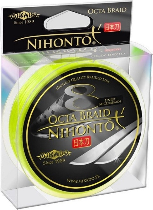 Леска плетеная Mikado Nihonto Octa 0,12 мм, 150 м, 8,9 кг, fluo, Желтый, Nihonto Octa
Леска плетеная Mikado Nihonto Octa 0,12 мм, 150 м, 8,9 кг, fluo, Желтый, Nihonto Octa