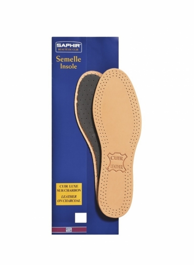 фото Стельки для обуви с активированным углем saphir cuir luxe sur charbon р.39