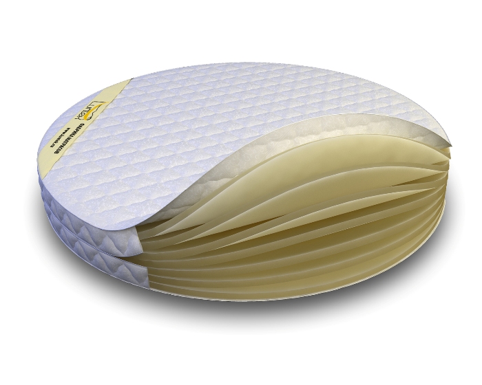 фото Матрас luntek simple round-support 3 210х210х3