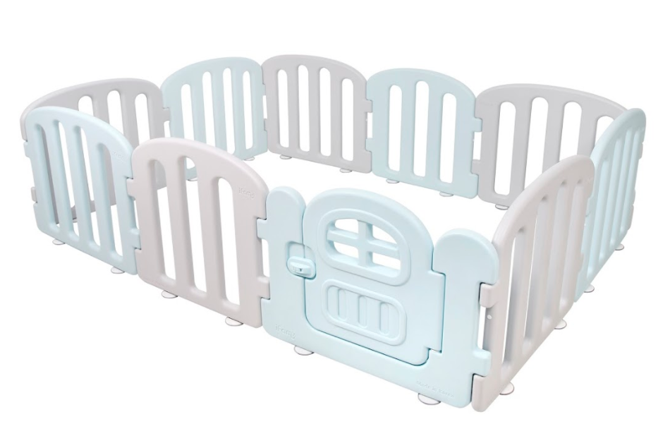 Детский манеж Ifam First Baby Room с калиткой, голубой, светло-серый, First Baby Room
Детский манеж Ifam First Baby Room с калиткой, голубой, светло-серый, First Baby Room