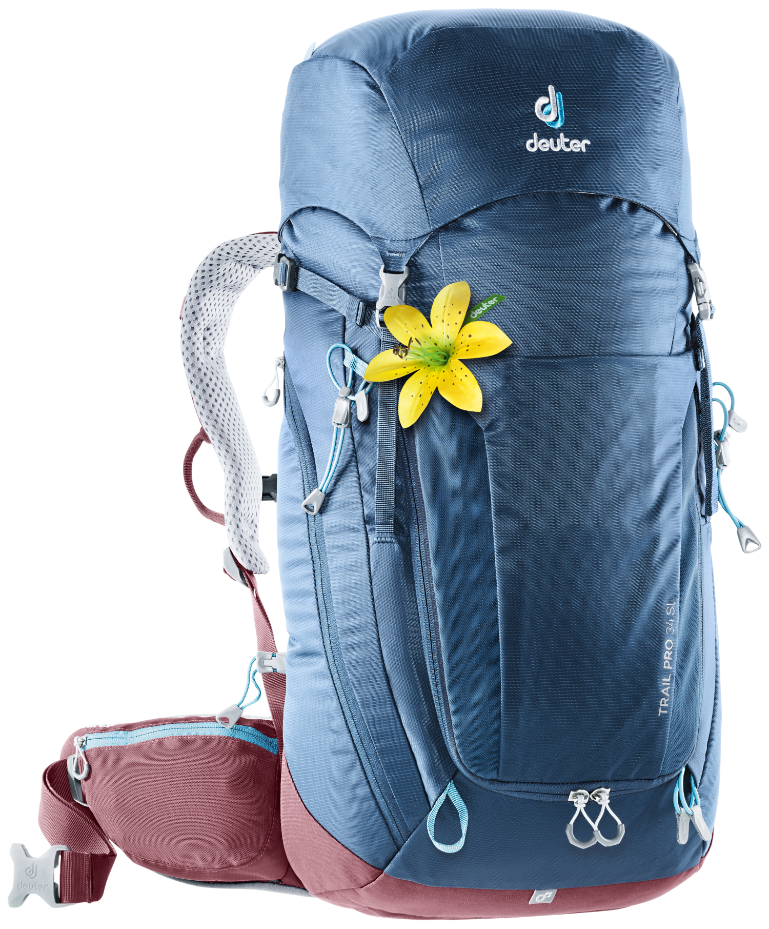 фото Рюкзак треккинговый deuter trail pro sl 34 л midnight/maron