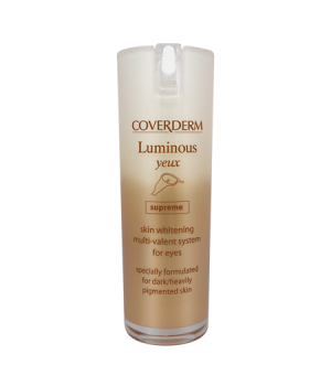Интенсивный осветляющий крем-гель для кожи вокруг глаз Coverderm Luminous Supreme Yeux
Интенсивный осветляющий крем-гель для кожи вокруг глаз Coverderm Luminous Supreme Yeux