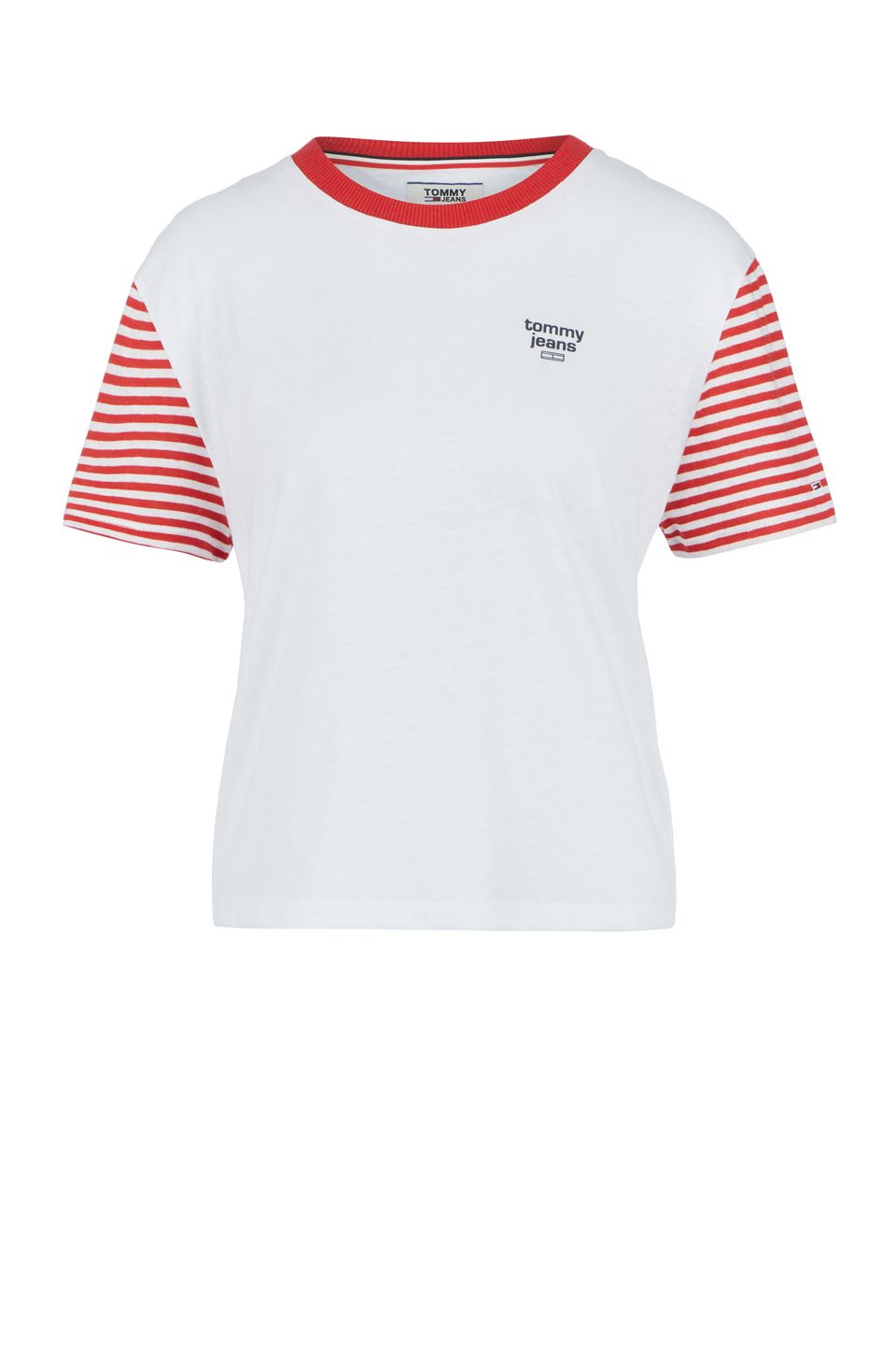 Футболка женская Tommy Jeans DW0DW08007 XNL deep crimson / white белая M INT, Белый, DW0DW08007 XNL deep crimson / white
Футболка женская Tommy Jeans DW0DW08007 XNL deep crimson / white белая M INT, Белый, DW0DW08007 XNL deep crimson / white