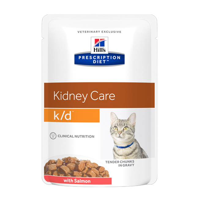 Влажный корм для кошек Hill's Prescription Diet Feline K/D, лосось, 12шт по 85г, Prescription Diet Kidney Care
Влажный корм для кошек Hill's Prescription Diet Feline K/D, лосось, 12шт по 85г, Prescription Diet Kidney Care