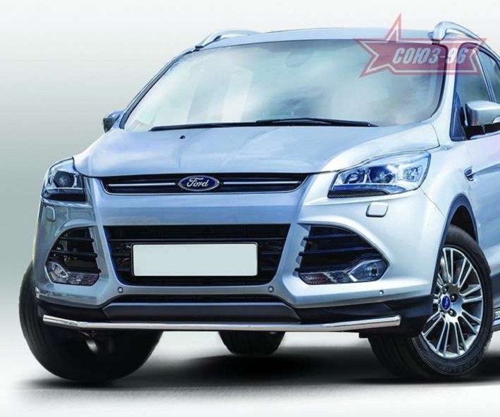 фото Защита переднего бампера souz-96 труба d42 premium высокая ford kuga 2013-