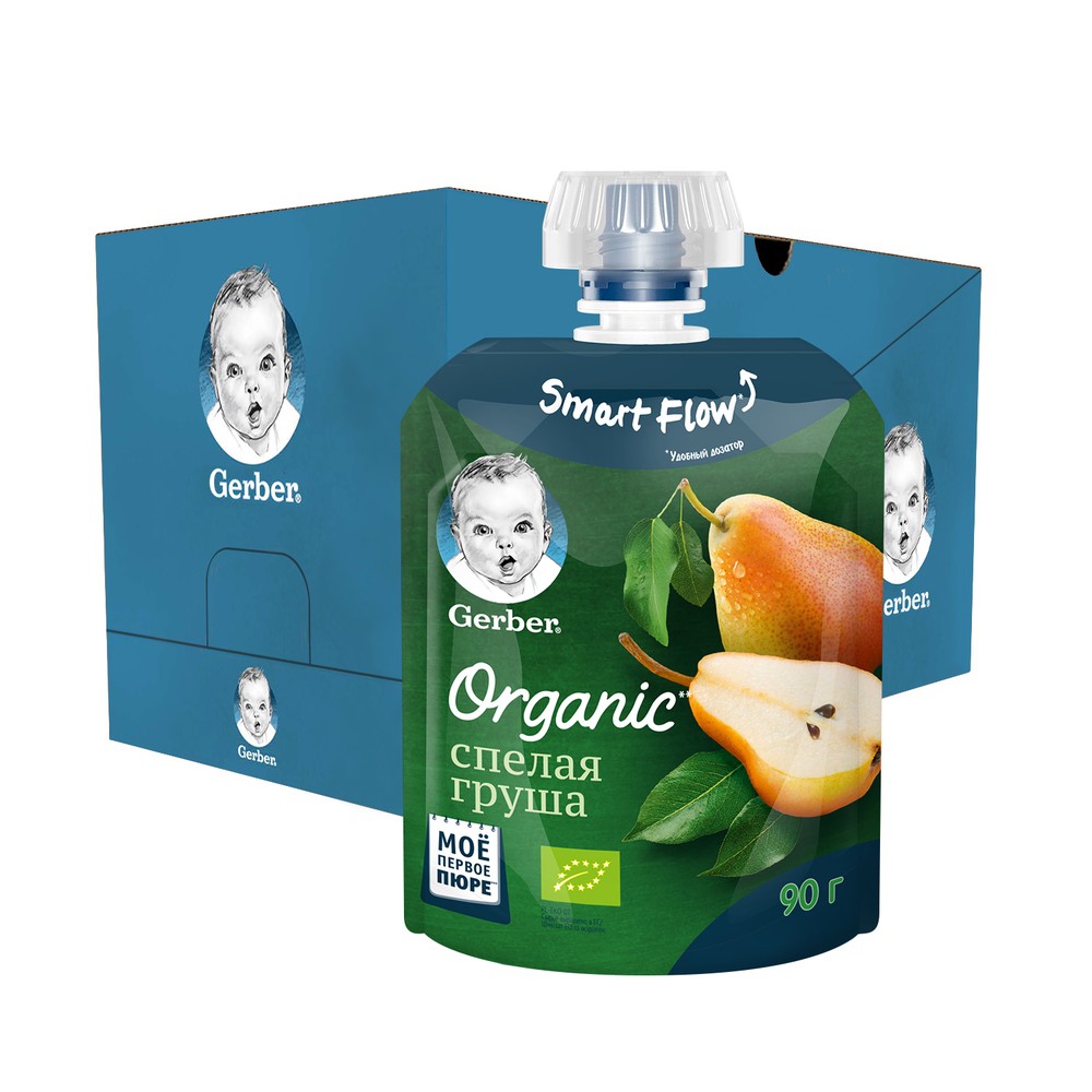 Фруктовое пюре Gerber Organic Спелая Груша с 4 мес., 16 шт. по 90 г, Спелая груша пауч
Фруктовое пюре Gerber Organic Спелая Груша с 4 мес., 16 шт. по 90 г, Спелая груша пауч