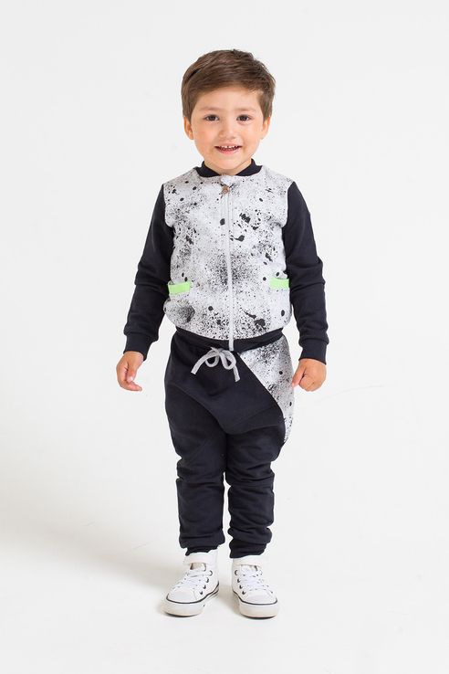 фото Толстовка детская crockid цв. серый р.68