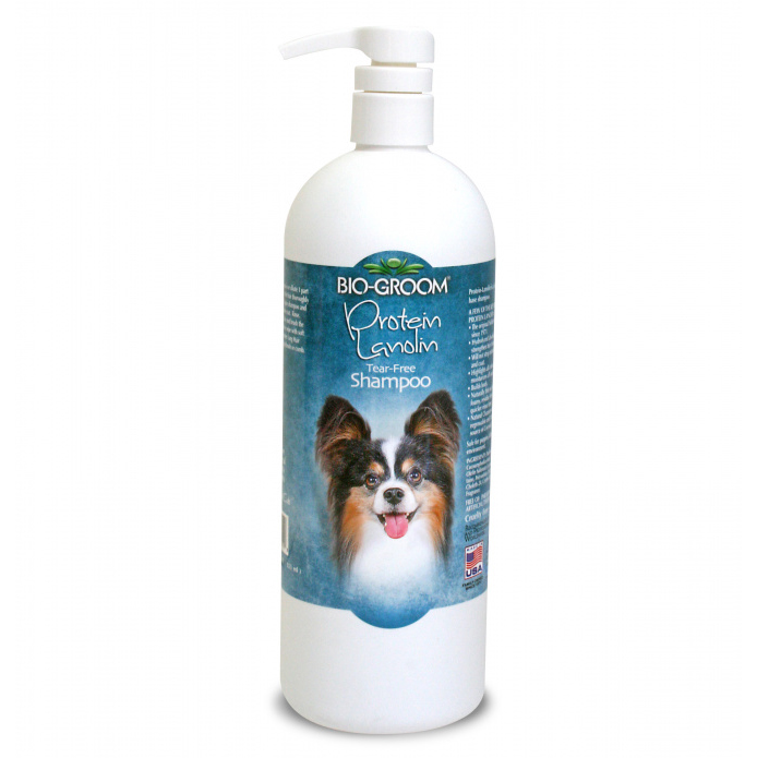 фото Шампунь для кошек и собак bio-groom protein/lanolin универсальный, протеин и ланолин 946мл