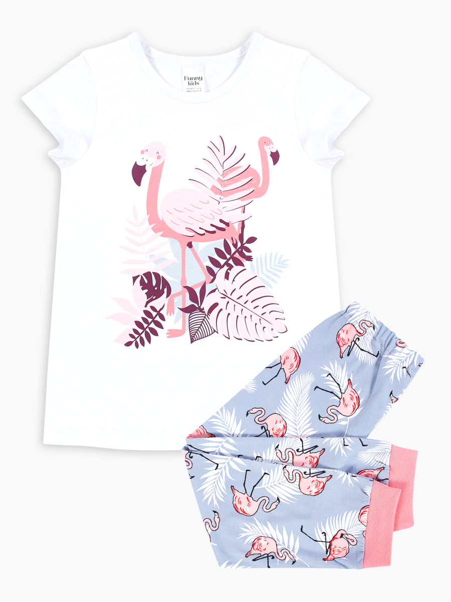 Пижама Веселый малыш Фламинго, р. 110, Фламинго 
Пижама Веселый малыш Фламинго, р. 110, Фламинго