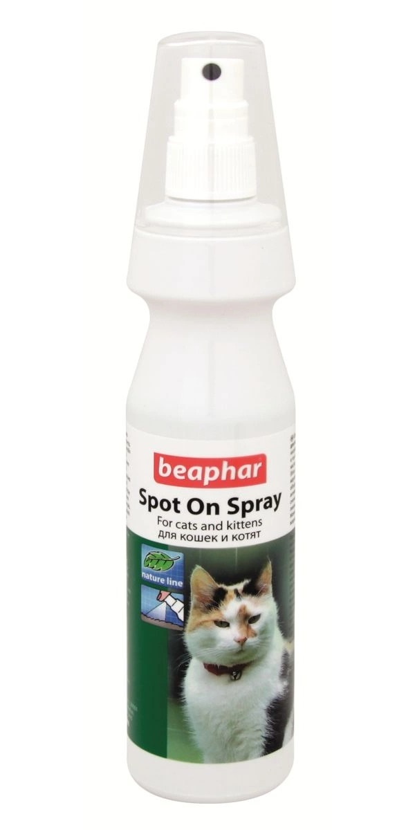 Спрей для кошек против блох, вшей, клещей, комаров Beaphar Spot On Spray, 150 мл, Spot On Spray
Спрей для кошек против блох, вшей, клещей, комаров Beaphar Spot On Spray, 150 мл, Spot On Spray