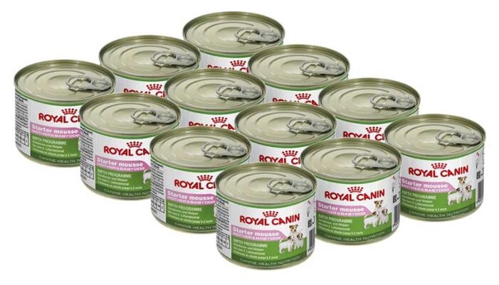 Влажный корм для щенков до 2х мес. ROYAL CANIN , паштет, мясо, 12шт, 195г, STARTER LOAF
Влажный корм для щенков до 2х мес. ROYAL CANIN , паштет, мясо, 12шт, 195г, STARTER LOAF