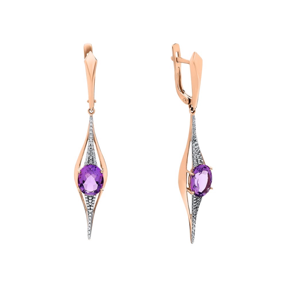 Серьги из красного золота с фианитом, аметистом Magic Stones 02-2-619-0201-011, 02-2-619-0201-011
Серьги из красного золота с фианитом, аметистом Magic Stones 02-2-619-0201-011, 02-2-619-0201-011