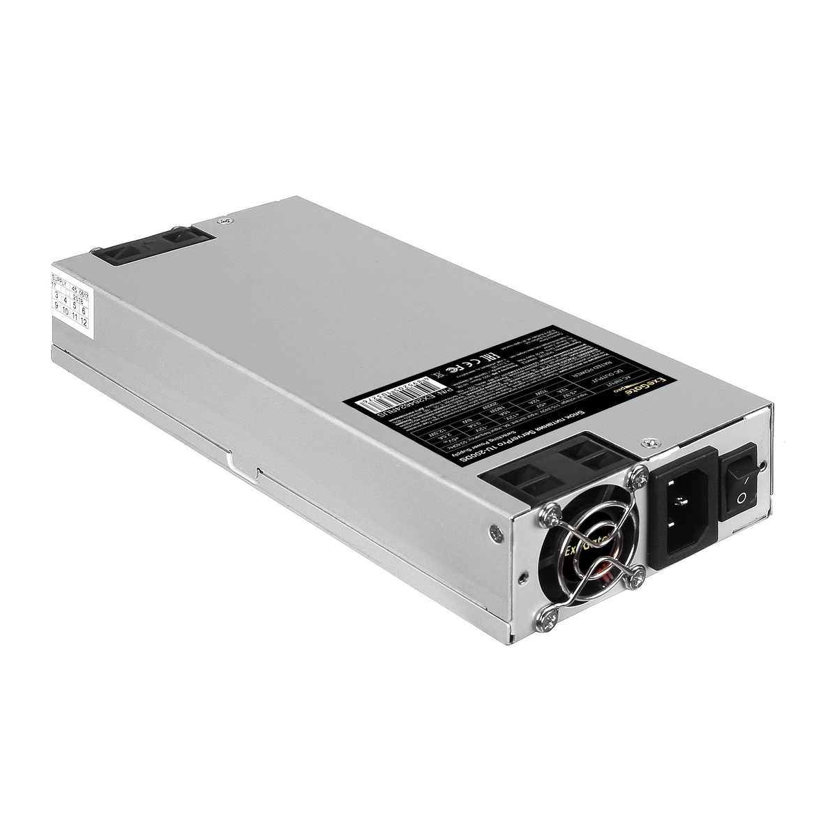 Серверный блок питания EXEGATE Server PRO-1U-200DS 200W (EX264624RUS), Серебристый, Server PRO-1U-200DS
Серверный блок питания EXEGATE Server PRO-1U-200DS 200W (EX264624RUS), Серебристый, Server PRO-1U-200DS