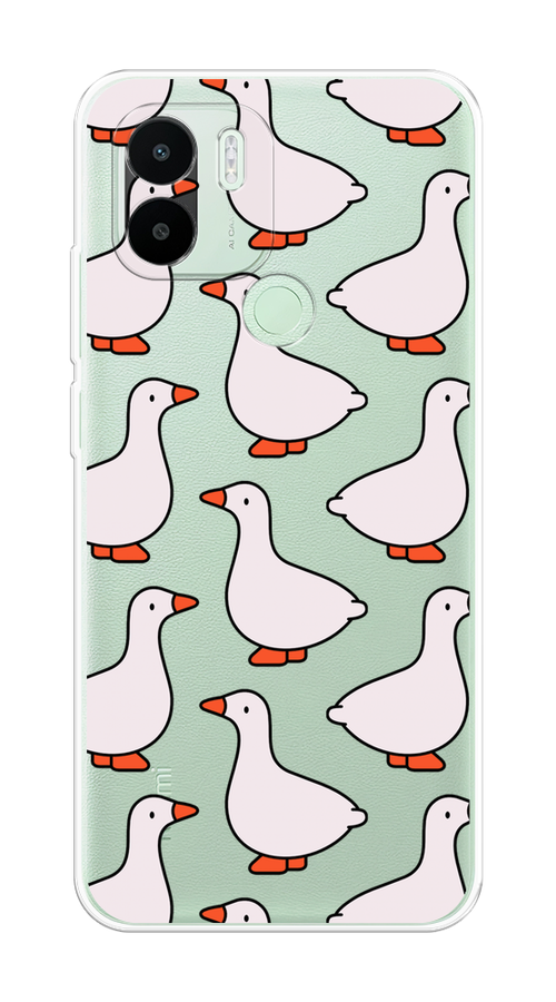Чехол на Xiaomi Redmi A1+/Redmi A2+/C51/C50 "Гуси", Прозрачный;белый;оранжевый, 318550-1
Чехол на Xiaomi Redmi A1+/Redmi A2+/C51/C50 "Гуси", Прозрачный;белый;оранжевый, 318550-1