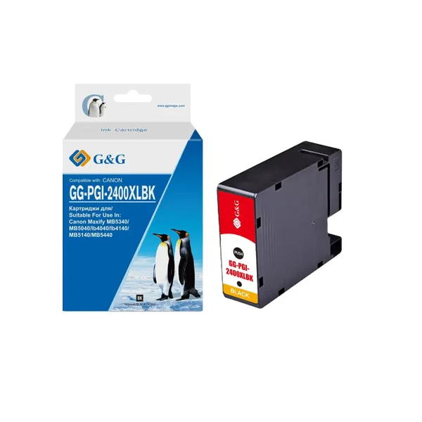 Картридж для струйного принтера G&G GG-PGI-2400XLBK (GG-PGI-2400XLBK) черный, совместимый, GG-PGI-2400XLBK
Картридж для струйного принтера G&G GG-PGI-2400XLBK (GG-PGI-2400XLBK) черный, совместимый, GG-PGI-2400XLBK