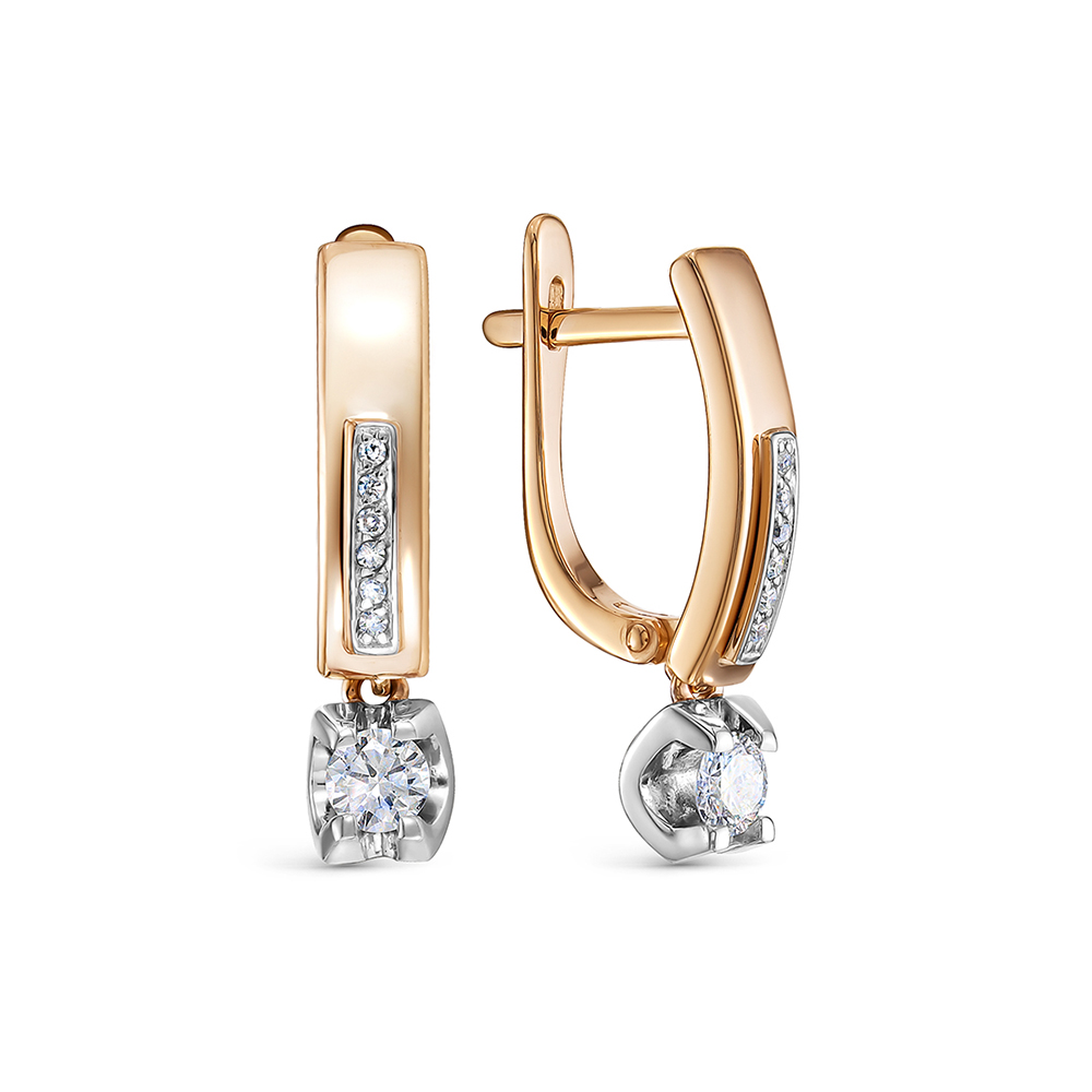 Серьги из красного золота с бриллиантом Vesna jewelry 21772-151-46-00, 21772-151-46-00
Серьги из красного золота с бриллиантом Vesna jewelry 21772-151-46-00, 21772-151-46-00