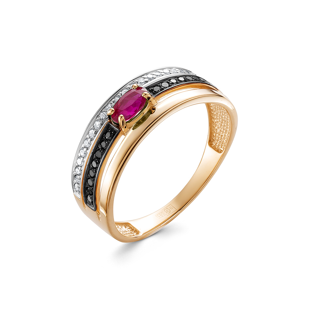 Кольцо из красного золота с рубином и бриллиантом р. 17 Vesna jewelry 11798-156-295-00, 11798-156-295-00
Кольцо из красного золота с рубином и бриллиантом р. 17 Vesna jewelry 11798-156-295-00, 11798-156-295-00