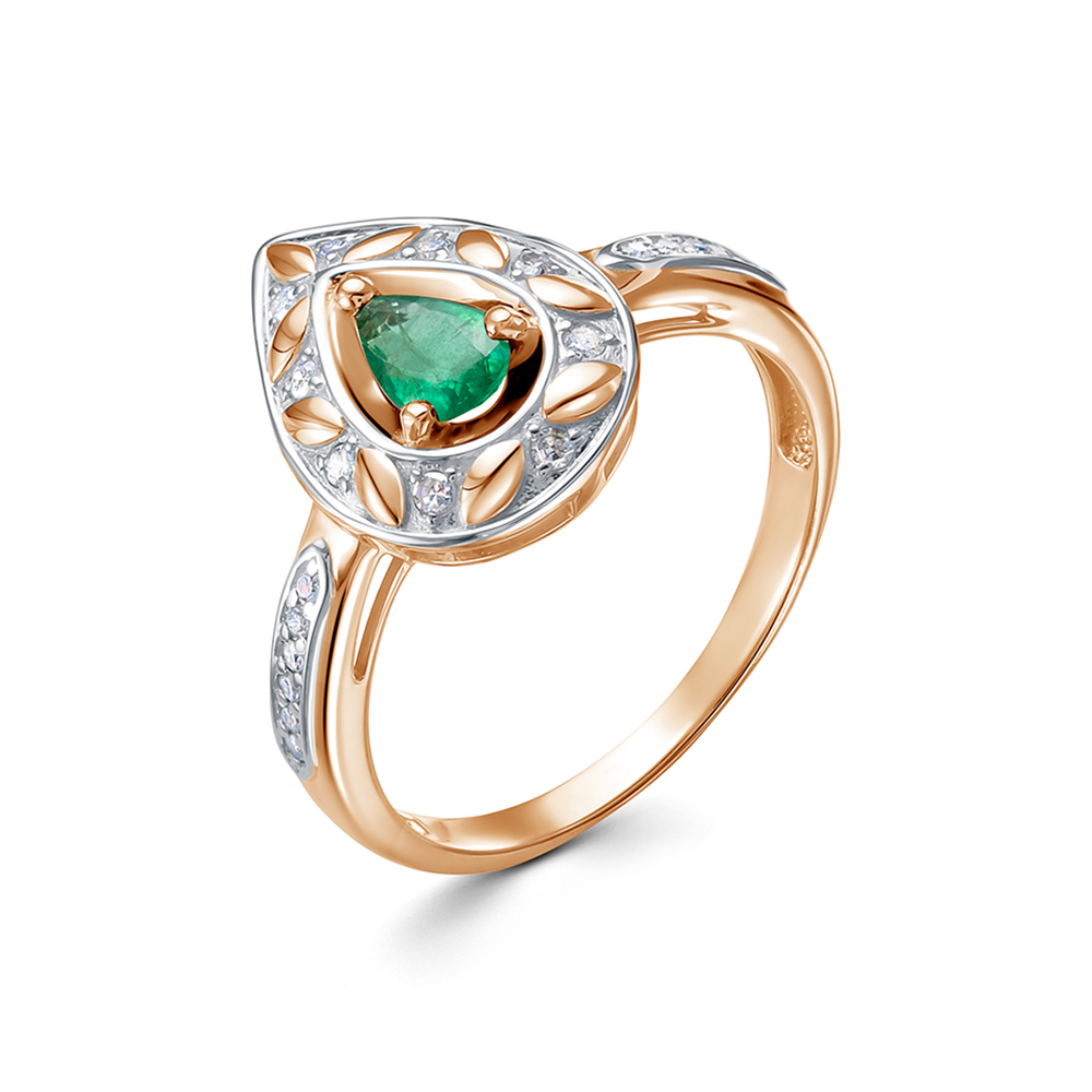 Кольцо из красного золота с изумрудом и бриллиантом р. 17 Vesna jewelry 11352-151-14-00, 11352-151-14-00
Кольцо из красного золота с изумрудом и бриллиантом р. 17 Vesna jewelry 11352-151-14-00, 11352-151-14-00