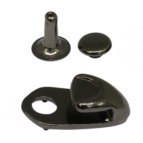 фото Крючок обувной 19мм (черный никель), 20 шт айрис