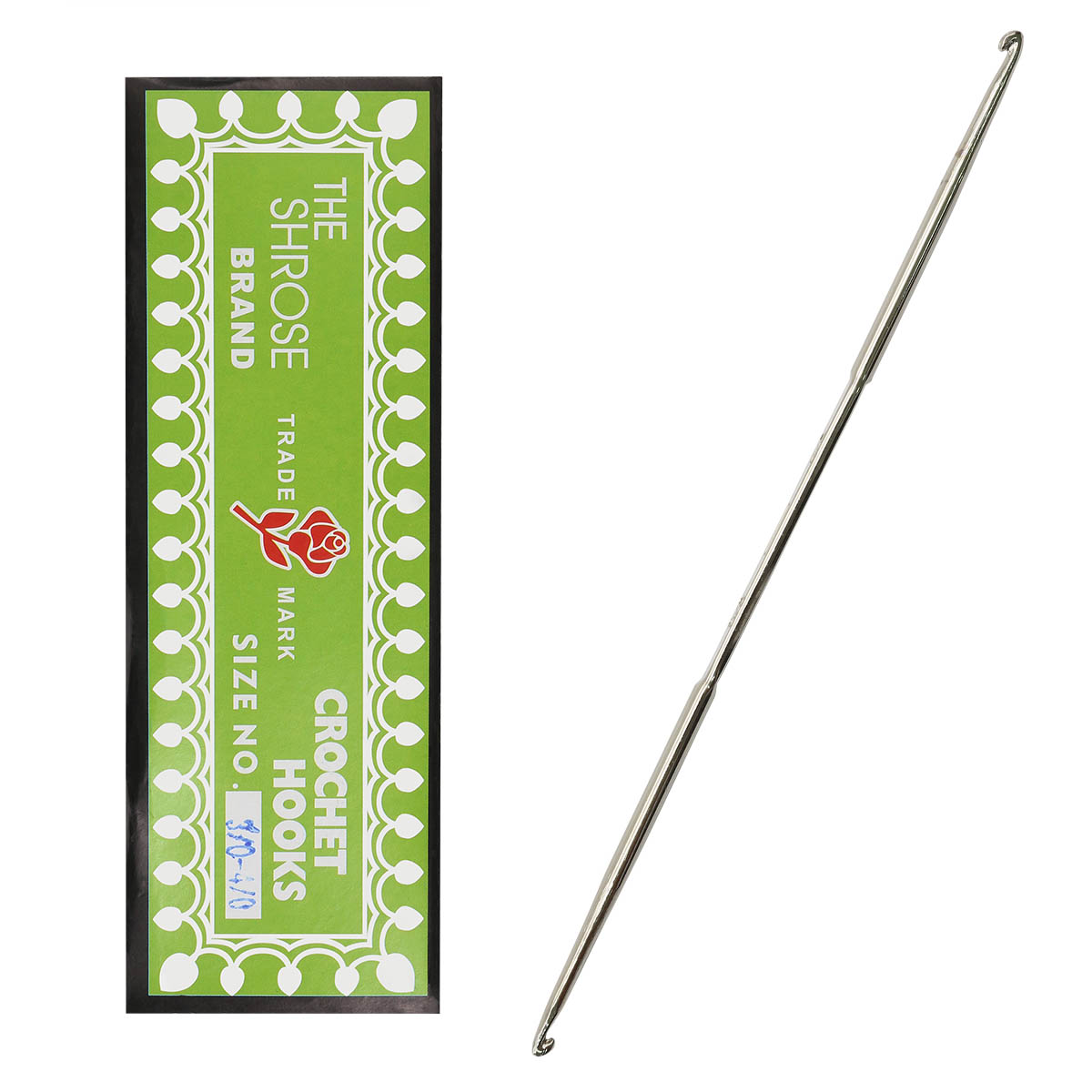 фото Крючок вязальный айрис, 0333-6150, №3/0-4/0, двухсторонний, 12 шт