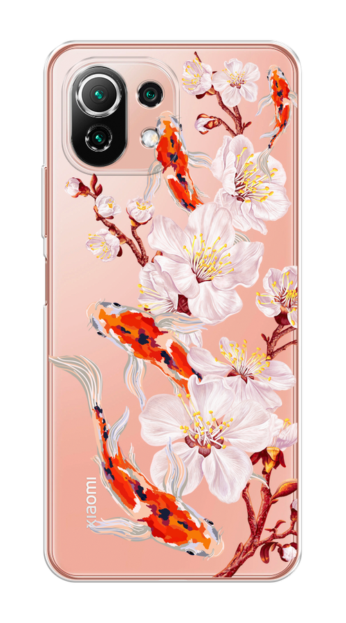 Чехол на Xiaomi Mi 11 Lite/5G NE "Карпы и сакура", Оранжевый;розовый;бежевый;прозрачный, 311750-1
Чехол на Xiaomi Mi 11 Lite/5G NE "Карпы и сакура", Оранжевый;розовый;бежевый;прозрачный, 311750-1