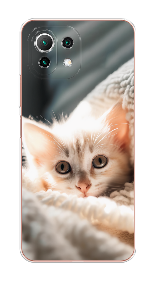 Чехол на Xiaomi Mi 11 Lite/5G NE "Белый шкодливый котенок", Серый;белый;бежевый;оранжевый, 311750-1
Чехол на Xiaomi Mi 11 Lite/5G NE "Белый шкодливый котенок", Серый;белый;бежевый;оранжевый, 311750-1