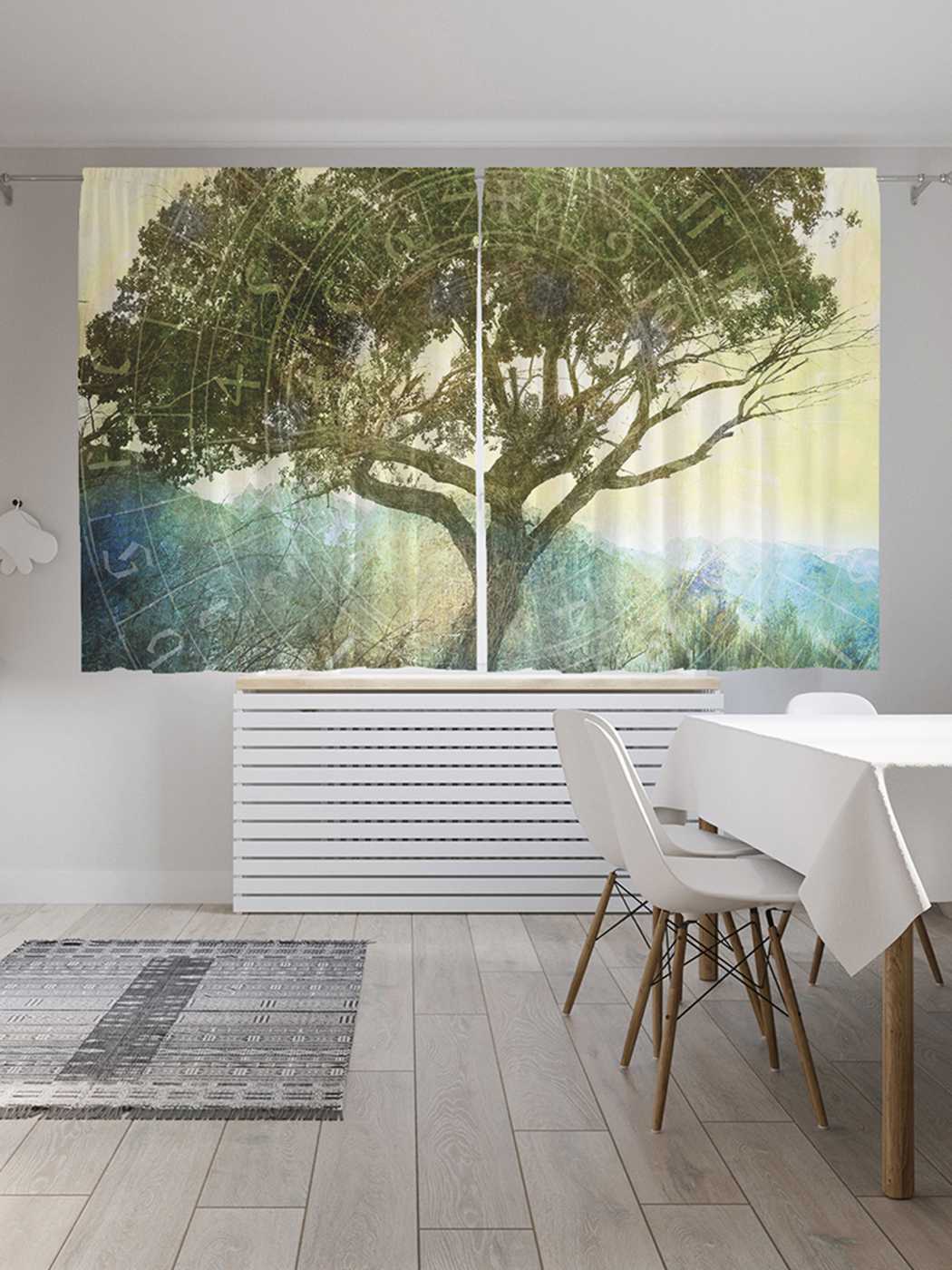 Шторы JoyArty "Иллюзия у солнечного дерева", Oxford DeLux, 2 полотна 145x180 см, Иллюзия у солнечного дерева 
Шторы JoyArty "Иллюзия у солнечного дерева", Oxford DeLux, 2 полотна 145x180 см, Иллюзия у солнечного дерева